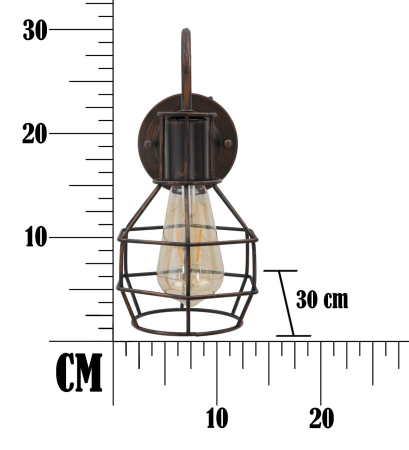 Zidna svjetilka industry -c- cm 32x14x30