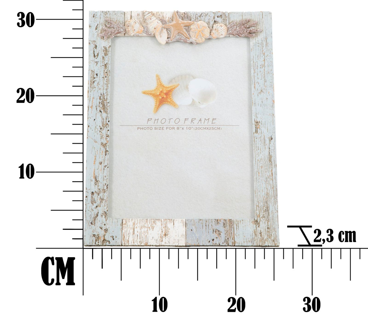 Okvir za fotografije shell cm 25,5x2,3x31,5 (unutrašnja veličina cm 20x25)