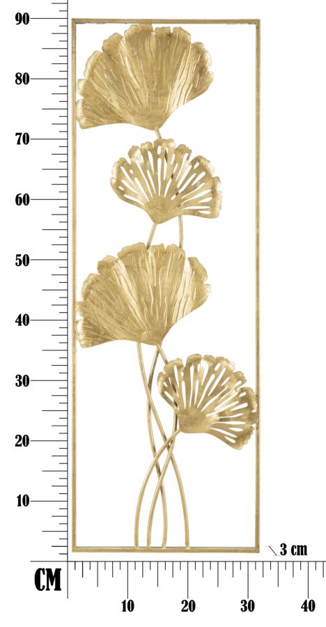Zidna dekoracija iris -b- cm 31x3x90