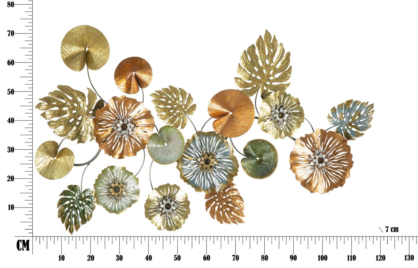 Zidni ukras MARIANA 74x117x7 cm