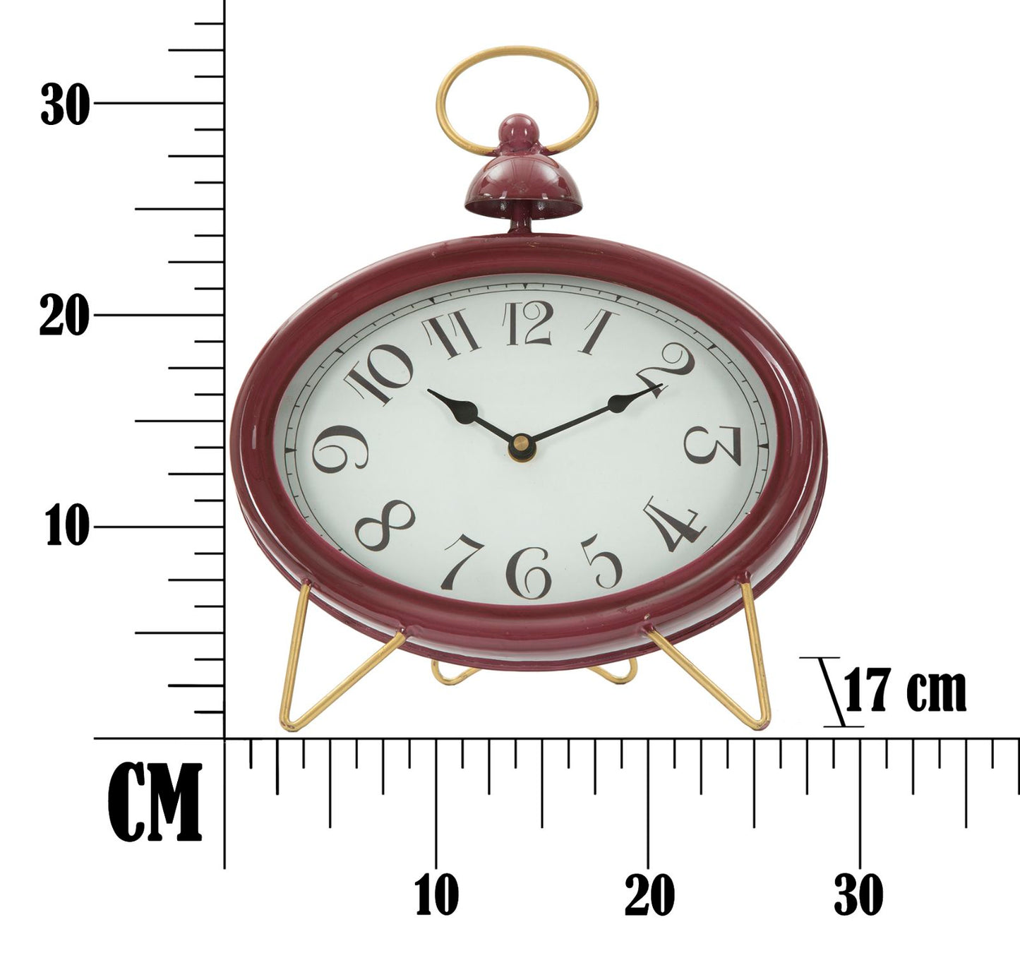 Sat stolni glam bordeaux cm 28,5x5,5x33,5