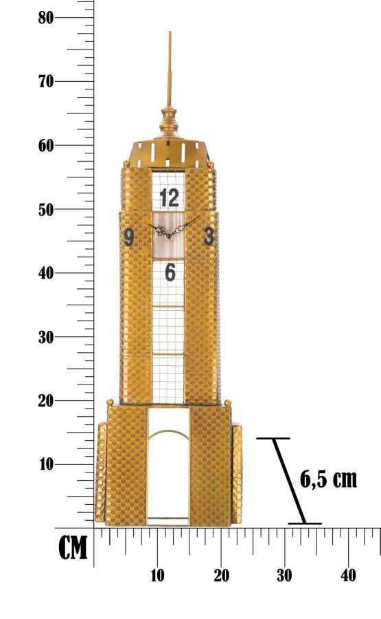 Zidni sat empire building cm 23,5x6,5x78