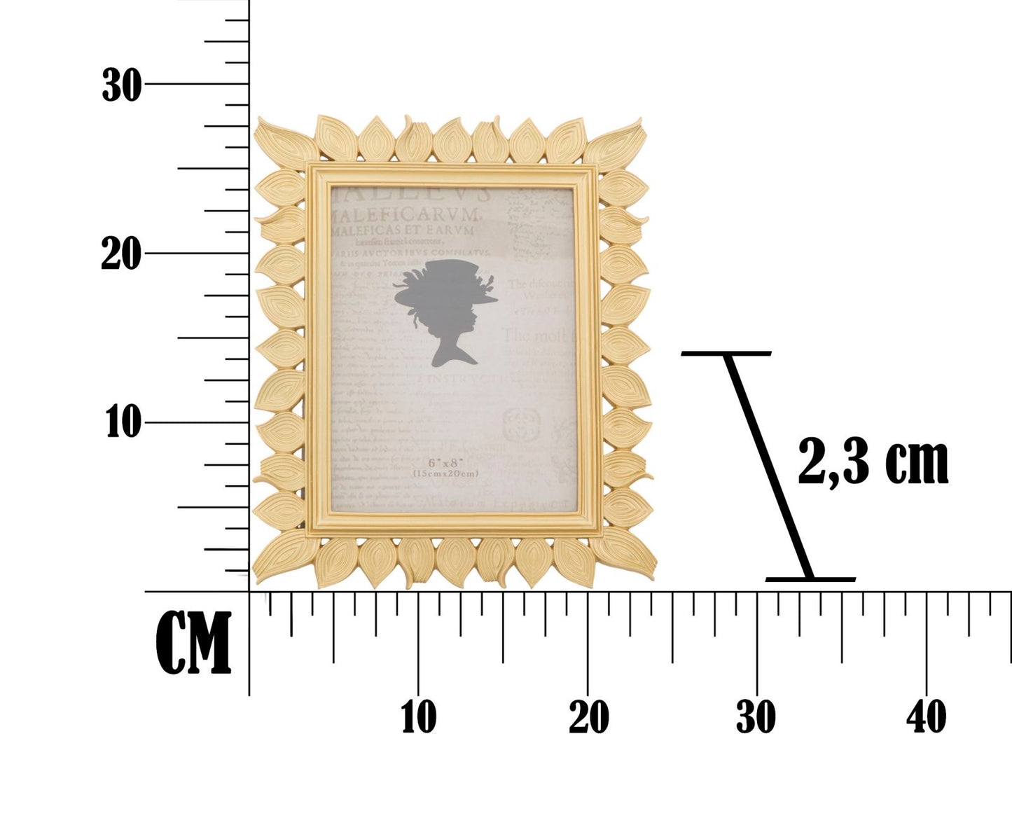 Okvir za foto leaf glam cm 23,5x1,8x28,3 (unutrašnja veličina cm 15x20)