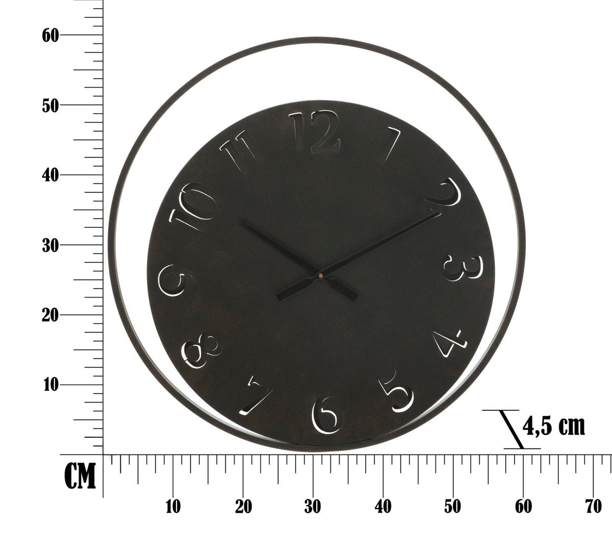 Zidni sat krug cm ø 60x4,5