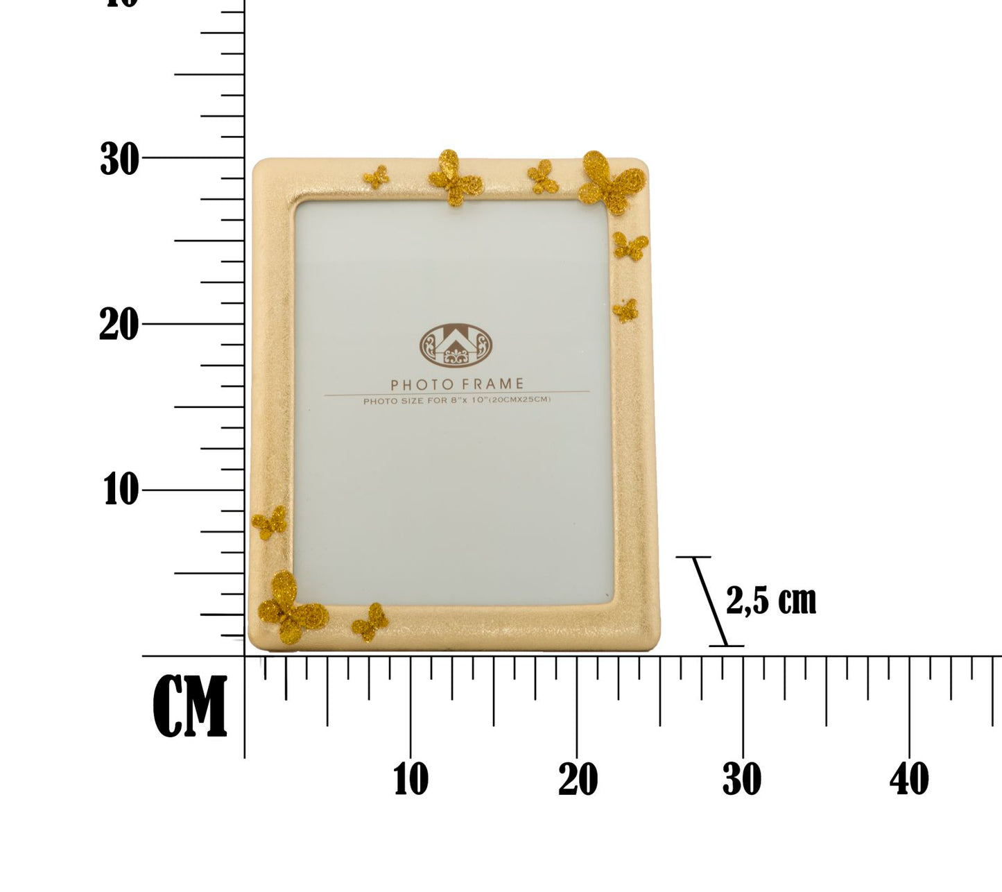 Okvir za fotografije glam leptir cm 25x2,5x30 (unutarnje mjere cm 20x25)