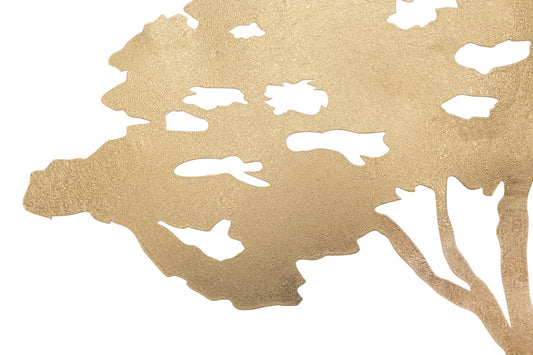 Metalna ploča stablo tlocrt cm 82x1,5x63