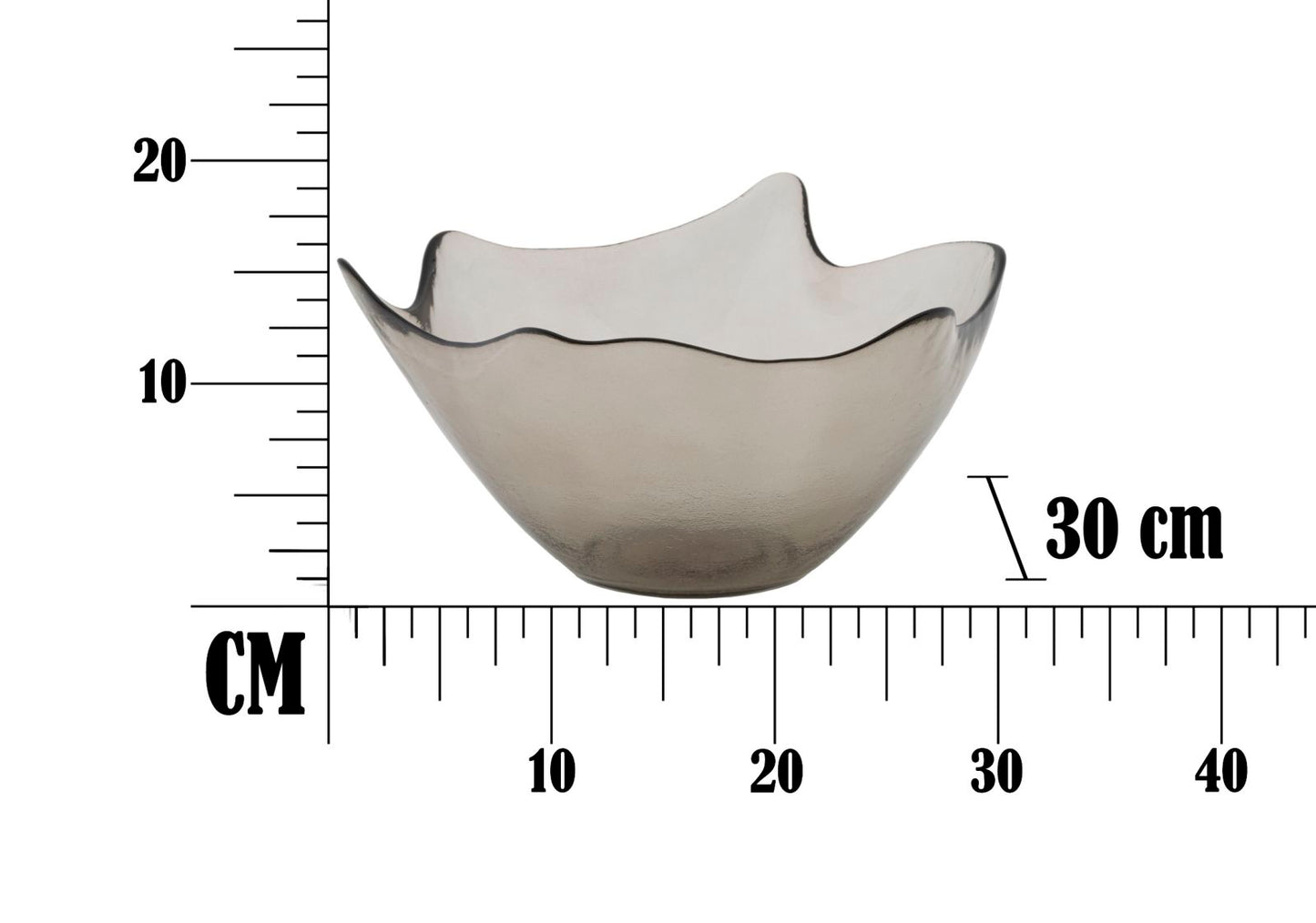 Posuda reciklirana staklena ø 30x18 min