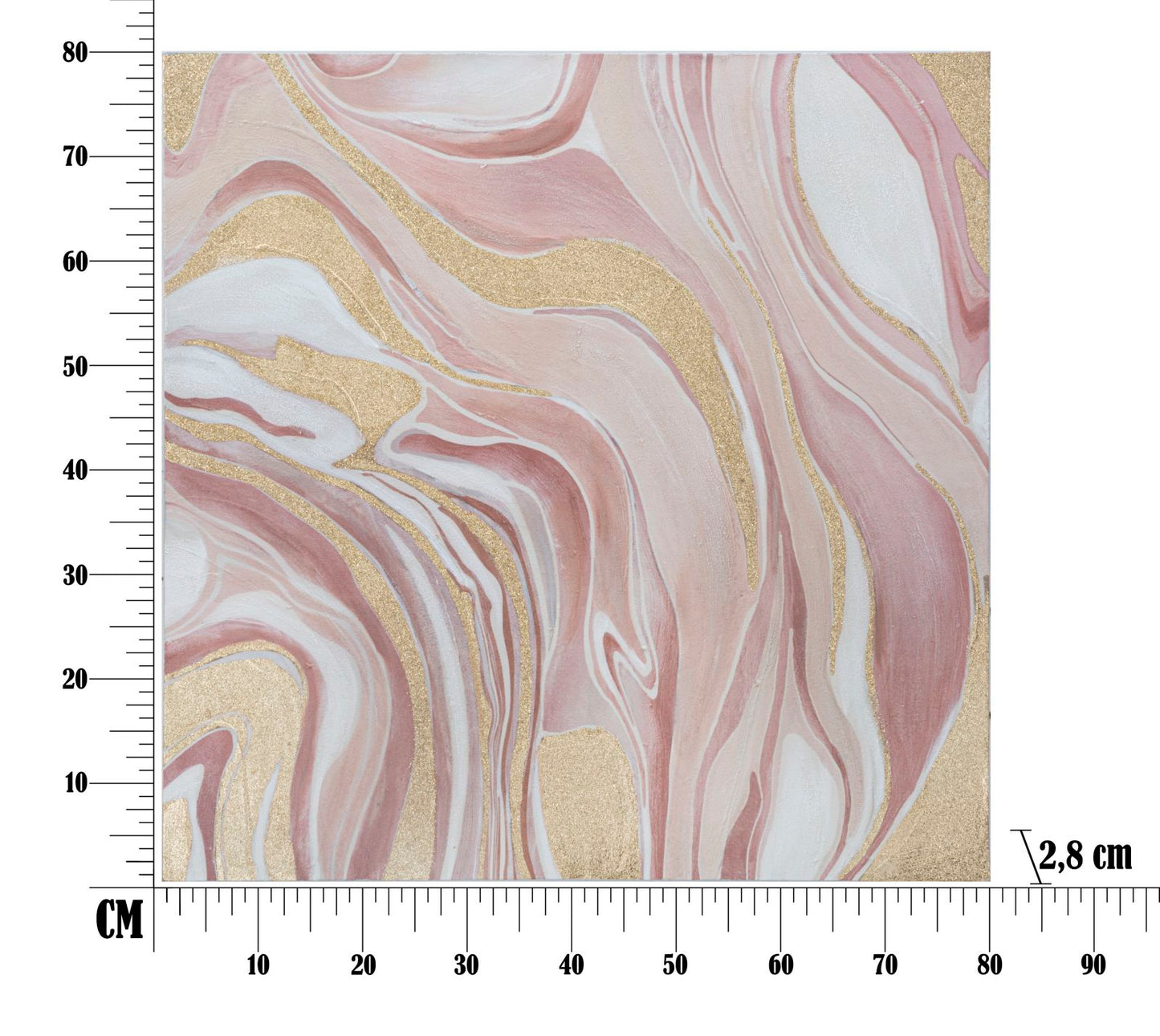 Zidna slika JIMENA 80x80x2,8 cm