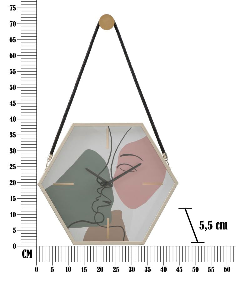 Zidni sat blos cm 45x5,5x39