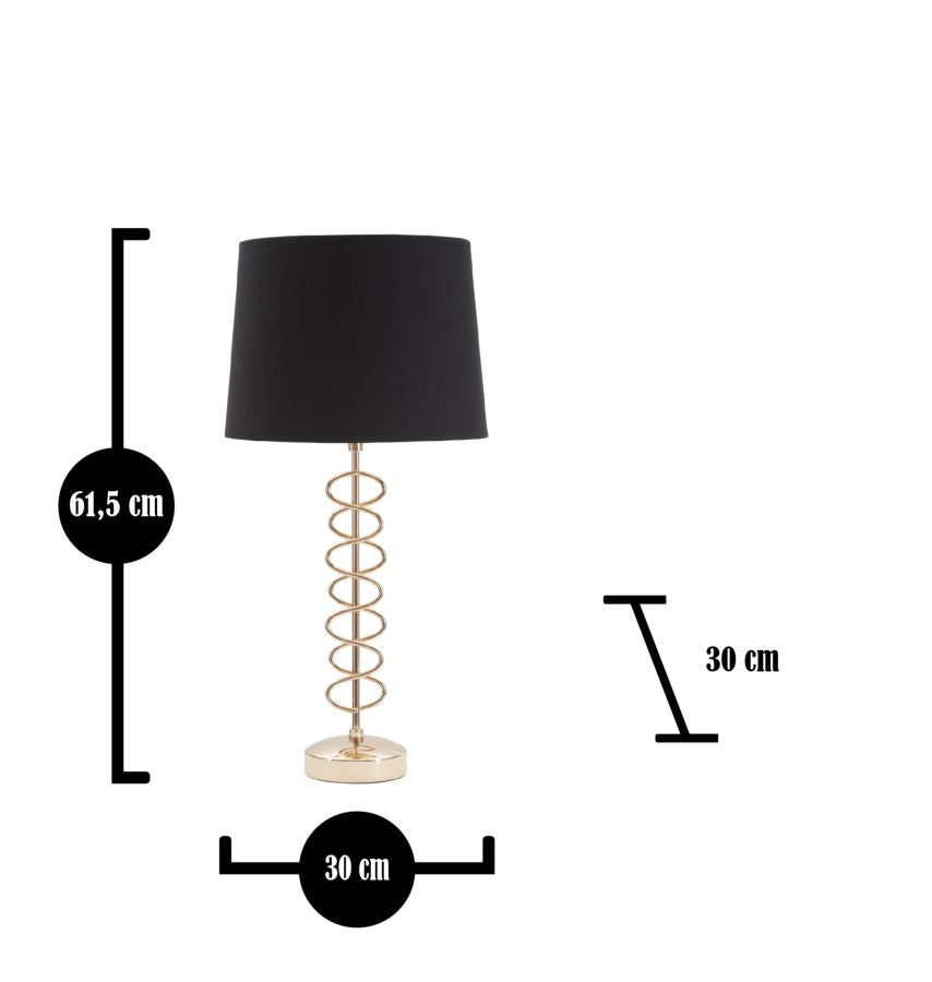 Stolna lampa NICOLE 61,5x30x30 cm