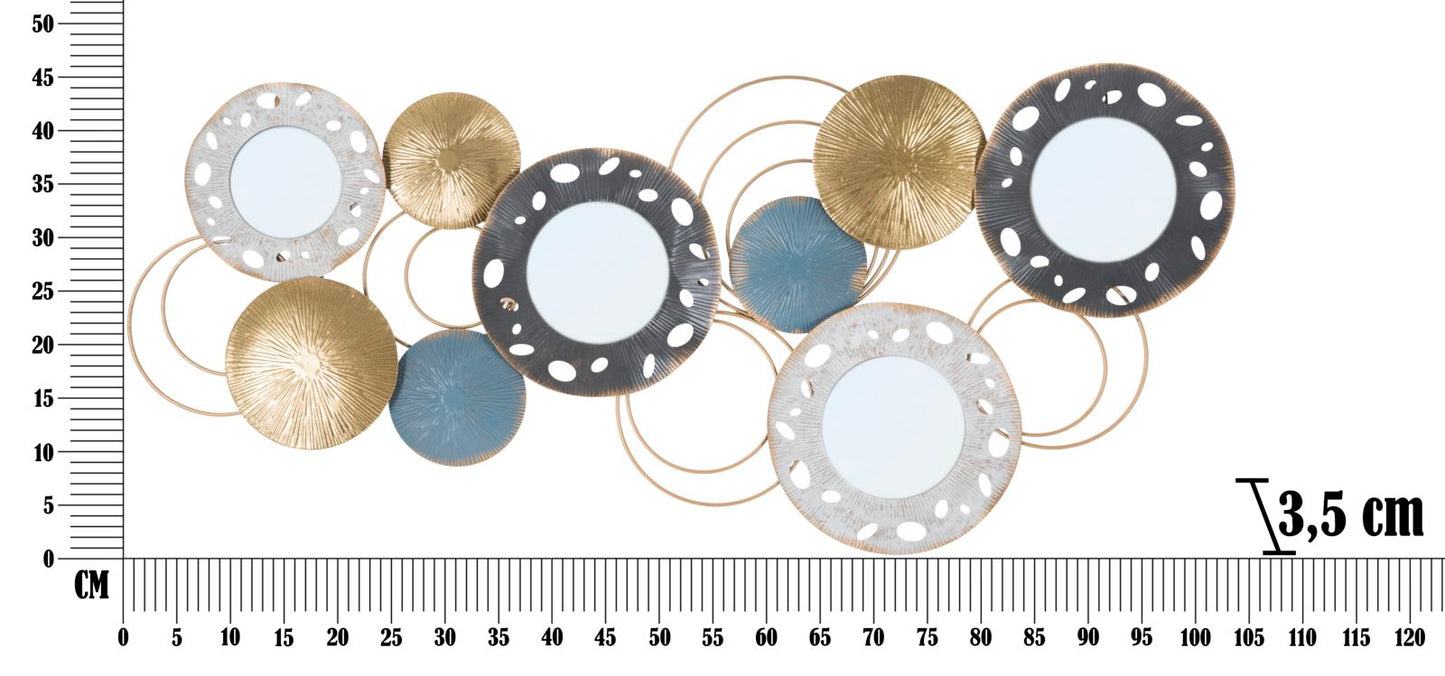Metalni zidni panel gloty -a- cm 104x3,5x46