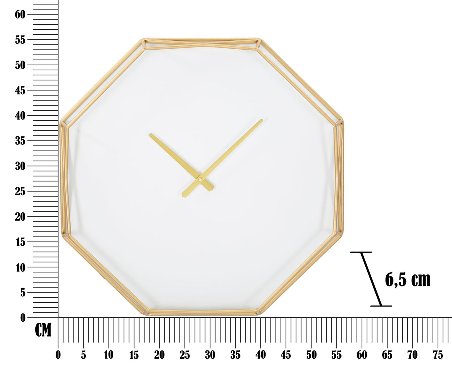Zidni sat ITZEL 56x56x6,5 cm