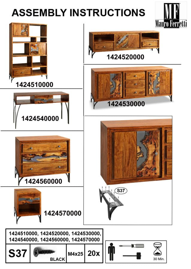 Komoda MIRIAM 130x40x80 cm