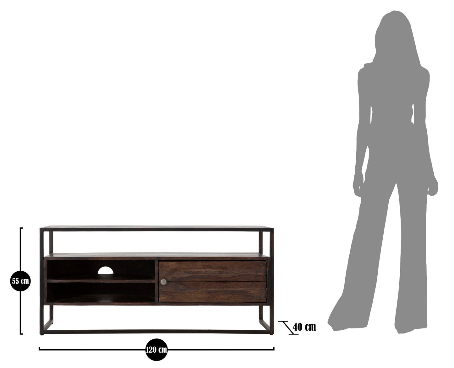 Ormar JULIET 120x40x55 cm
