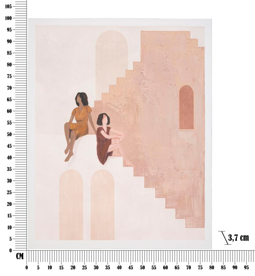 Slika dama -b- cm 80x3,7x100