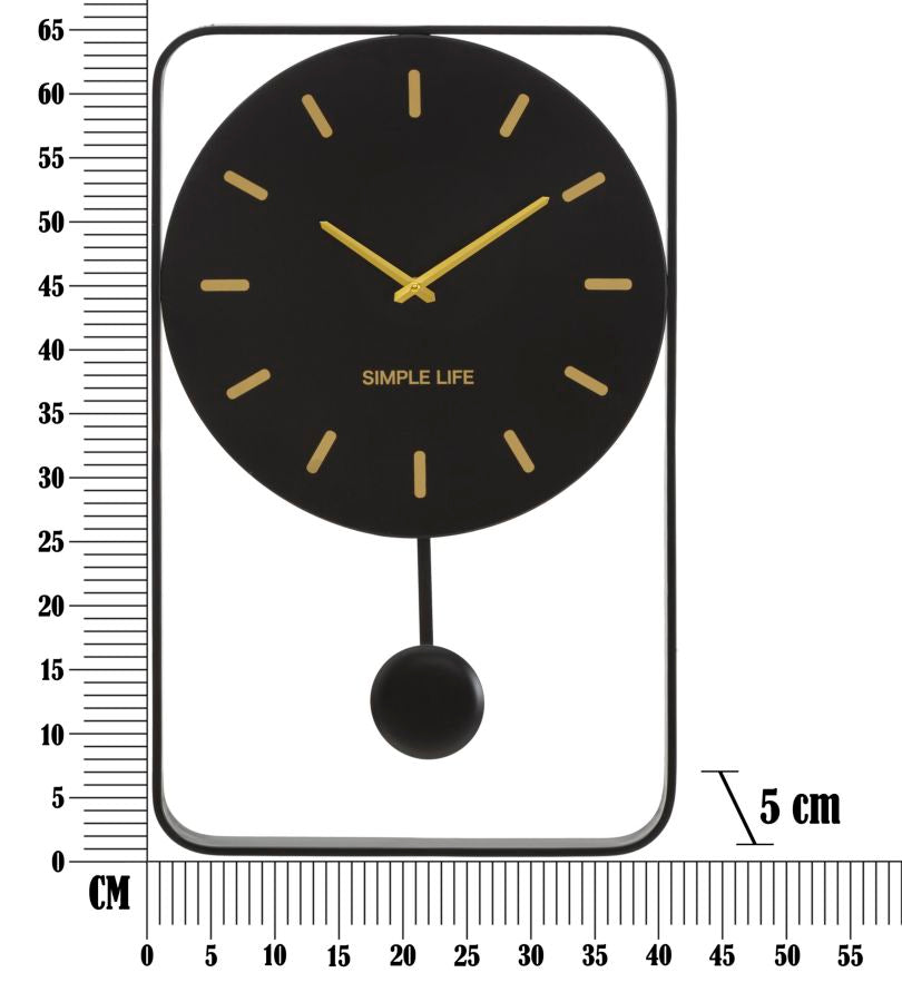 Zidni sat simple life cm 40,5x5x65,5
