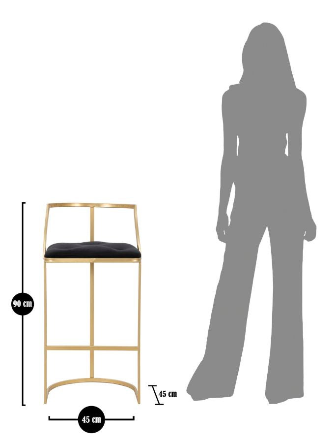 Barska stolica ELLE 90x45x45 cm