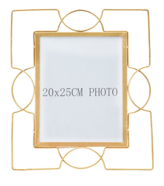 Metalni okvir glam u cm 30,5x18,5x33,6 (veličina fotografije 20x25)