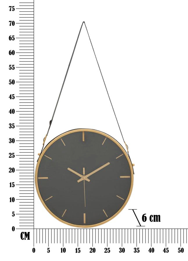 Zidni sat MORGAN 71,5x34x6 cm