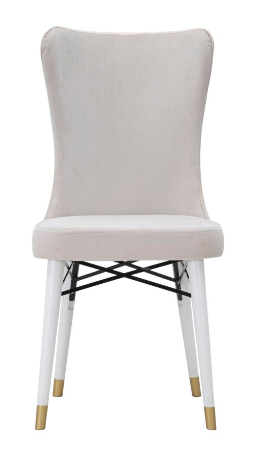 Garnitura stolica Mimoza krem 2 kom cm 40x65x99