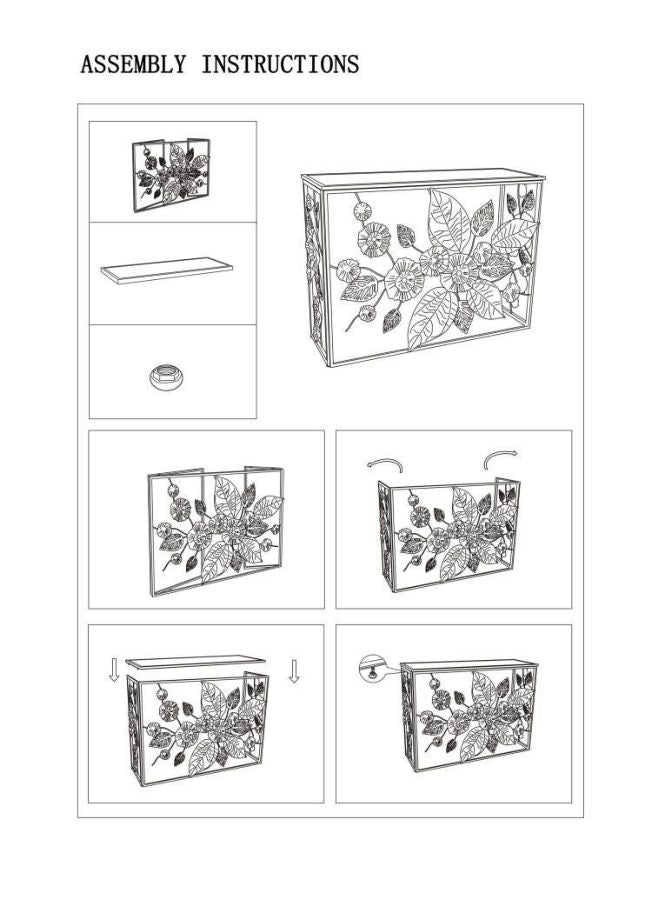 Komoda DANIELLA 80x111,8x41,9 cm