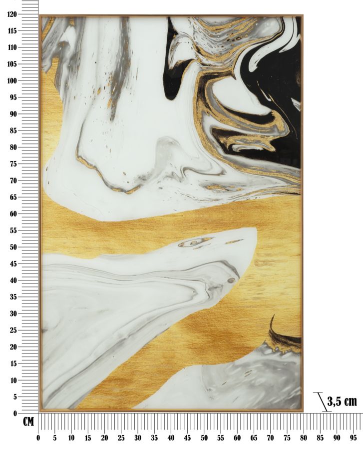 Zidni ukras REMINGTON 120x80x3,5 cm