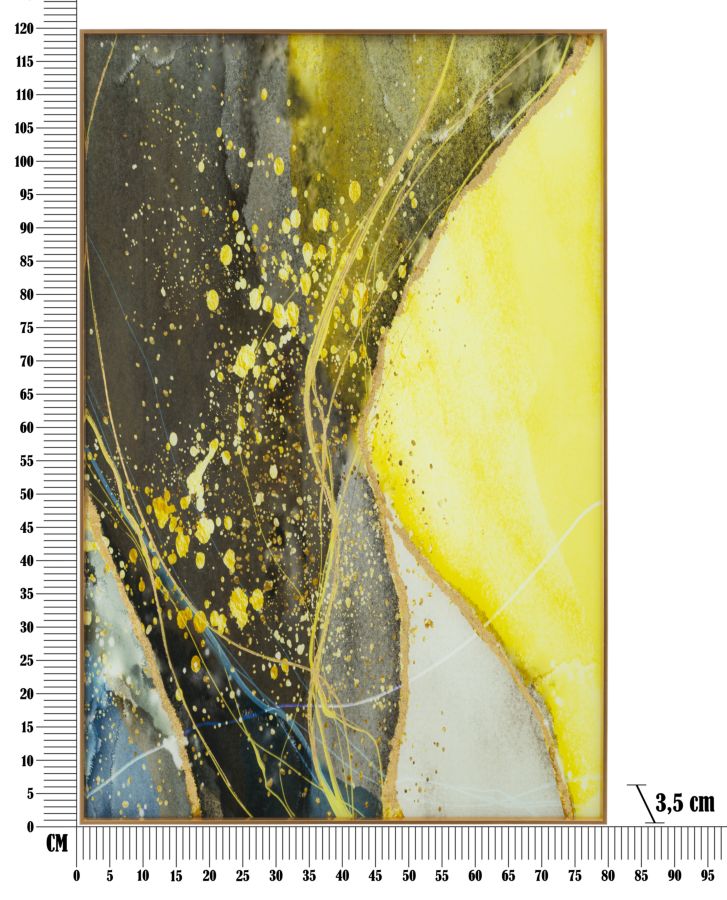 Zidni ukras KORA 80x120x3,5 cm