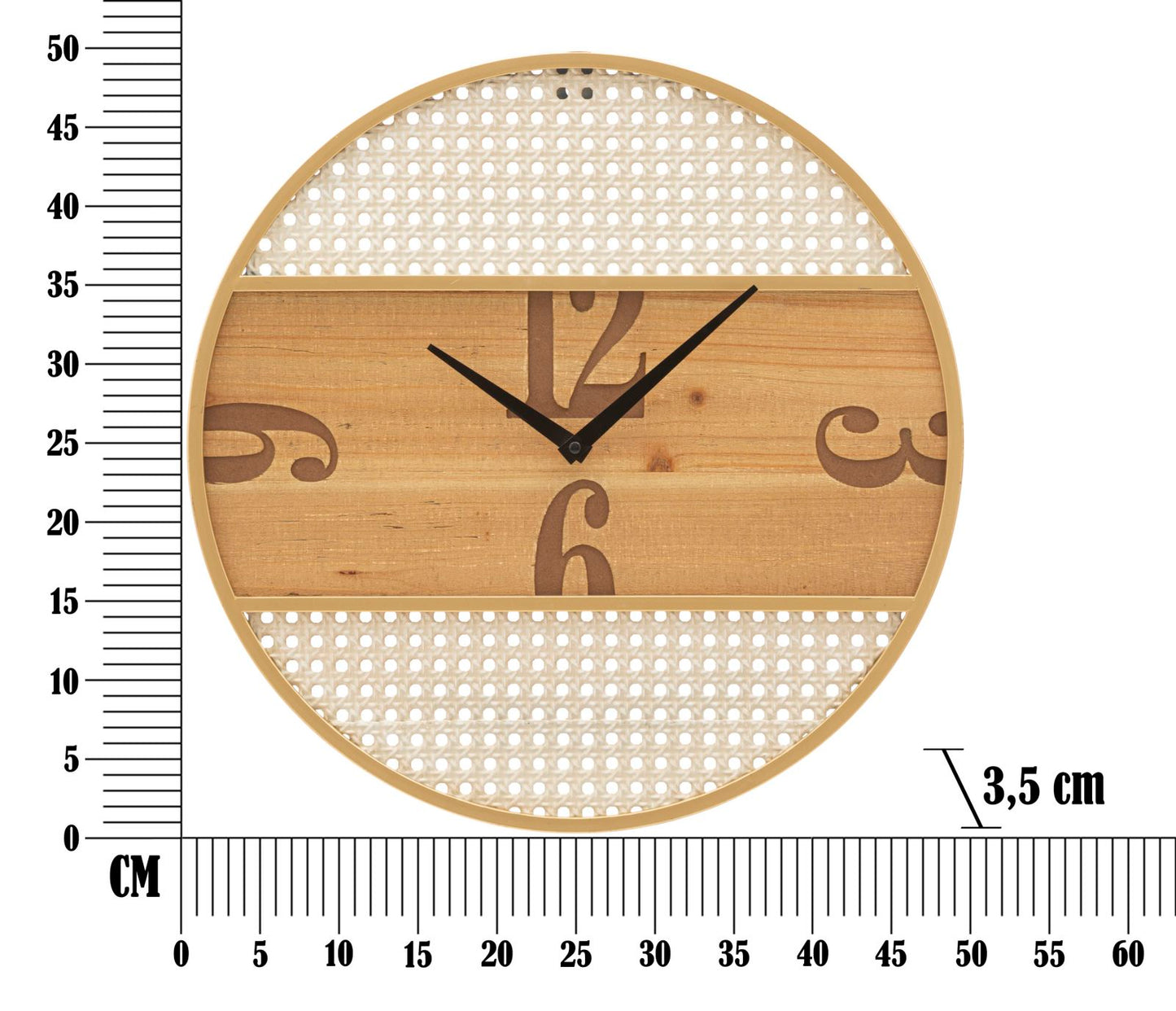 Zidni sat ROBERT 50x50x3,5 cm