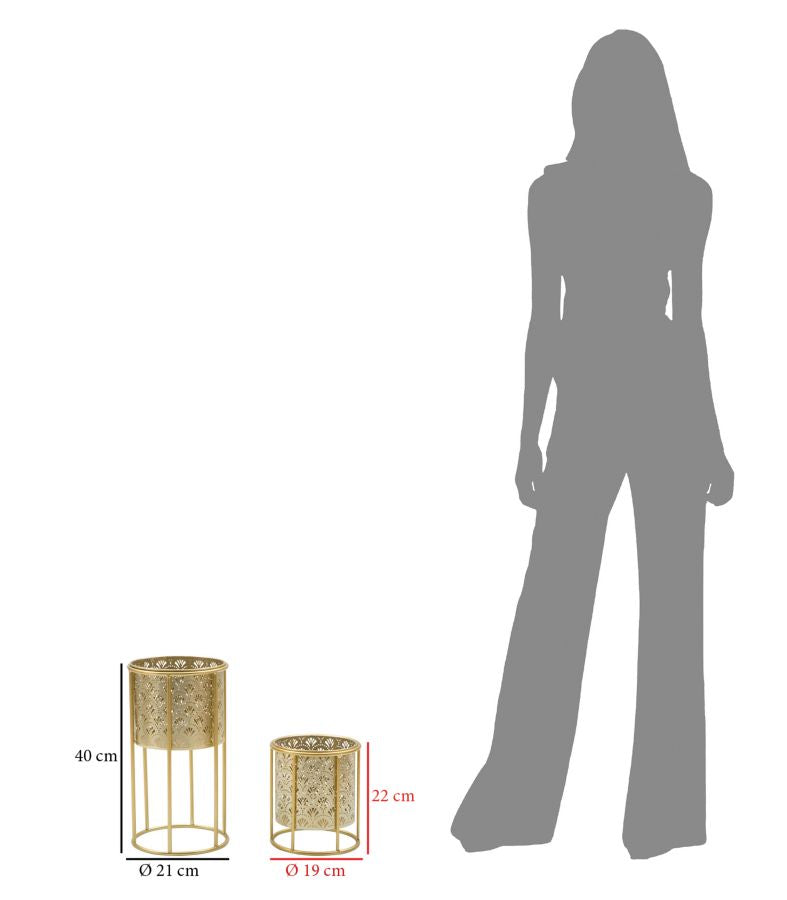 Držač za vazu Golvy set 2 kom -a- cm ø 21x40-19x22