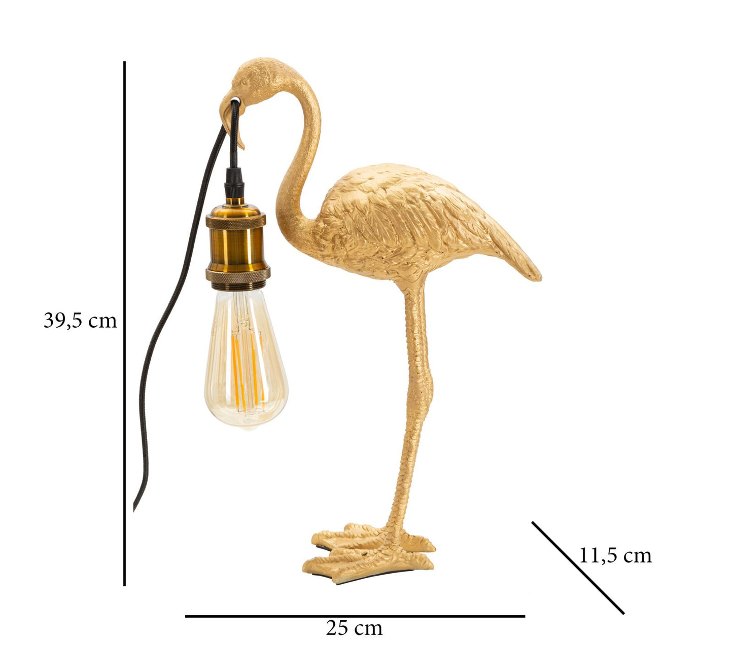 Stolna lampa GIA 13x11,5x39,5 cm