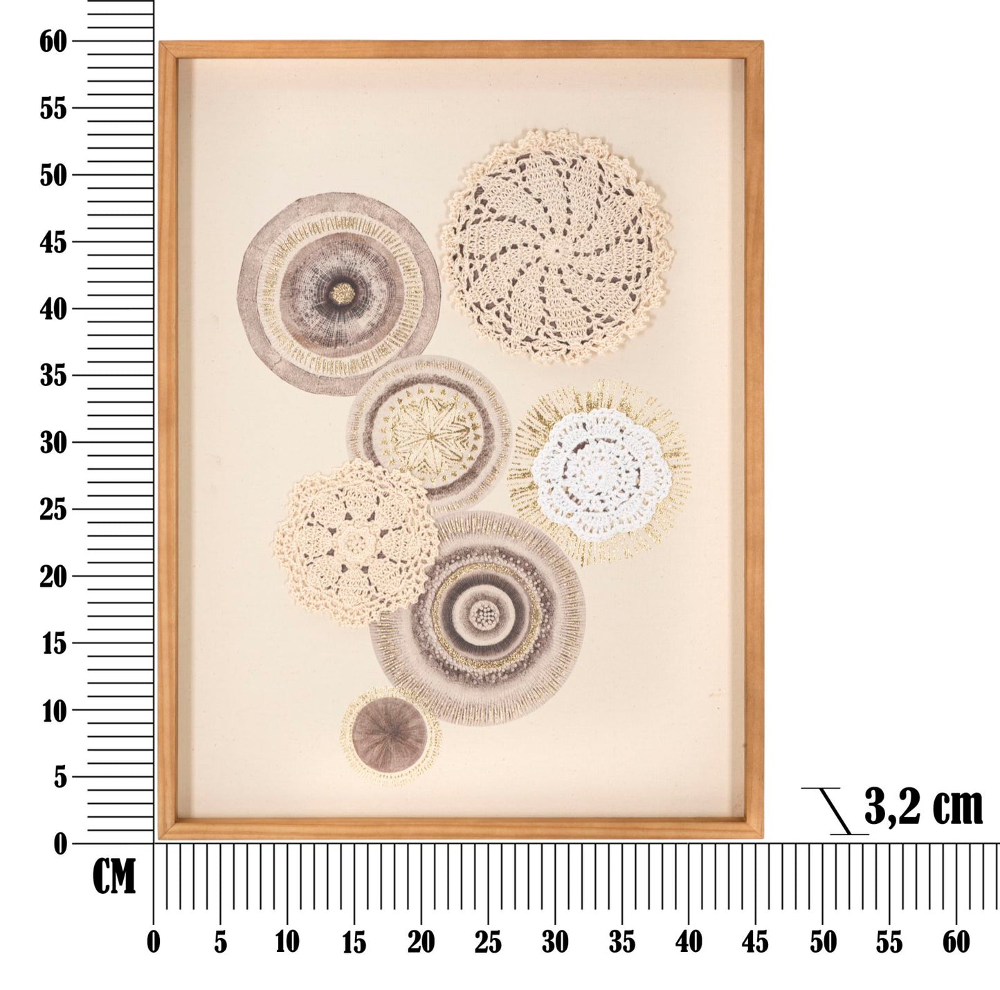 Zidni tisak/slika BAILEE 60x45x3,2 cm
