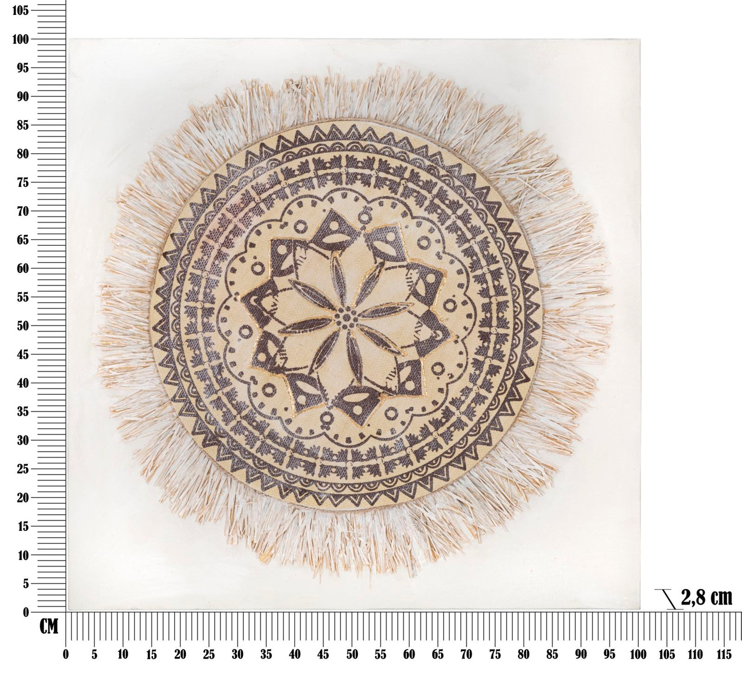Zidni tisak/slika WAVERLY 100x100x2,8 cm