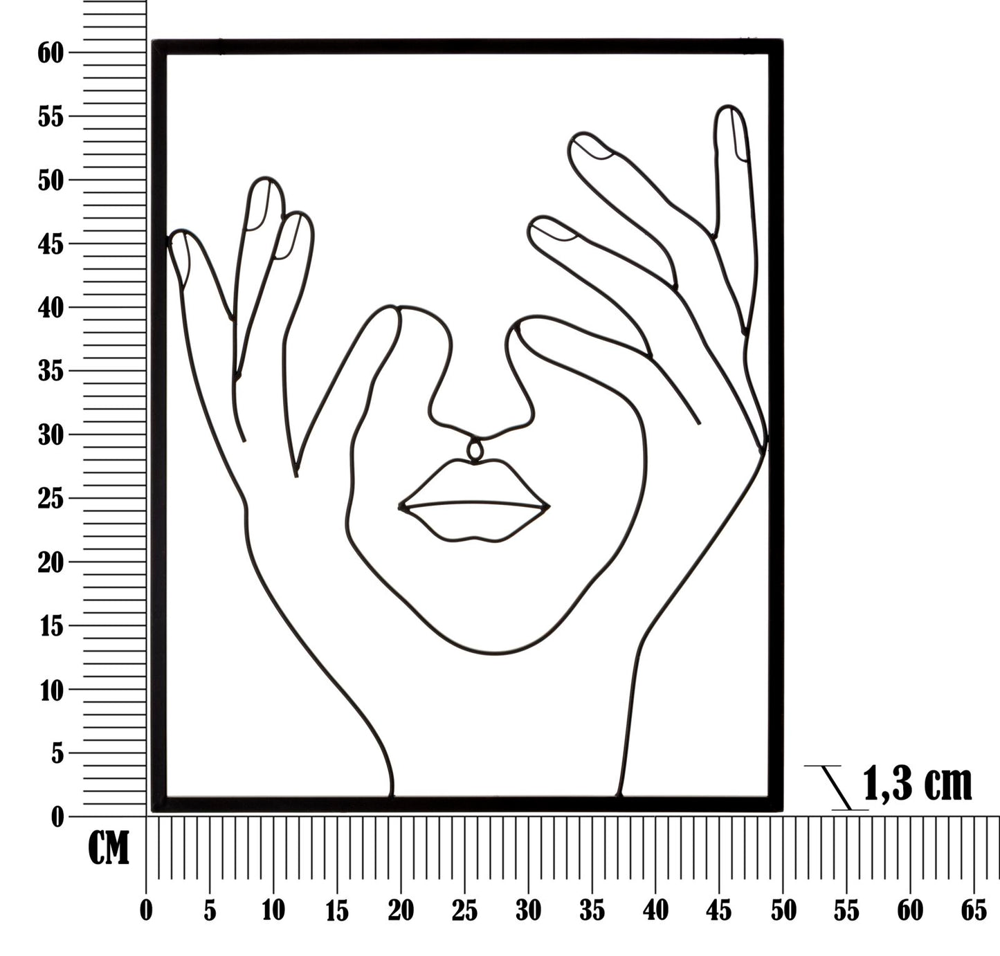 Zidni panel MELANY 61x50,5x1,3 cm