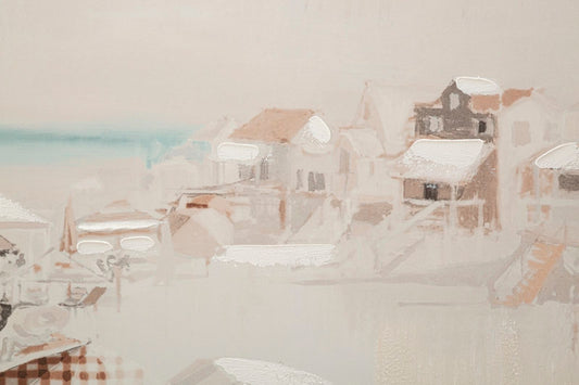 Zidna dekoracija plaža -b- 80x3x120 cm
