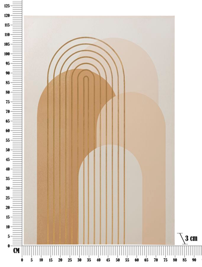 Zidna dekoracija Sjaj -b- 80x3x120 cm