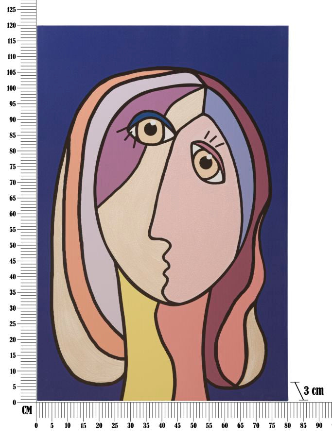 Zidna dekoracija dvostruko lice veliko -b- 80x3x120 cm