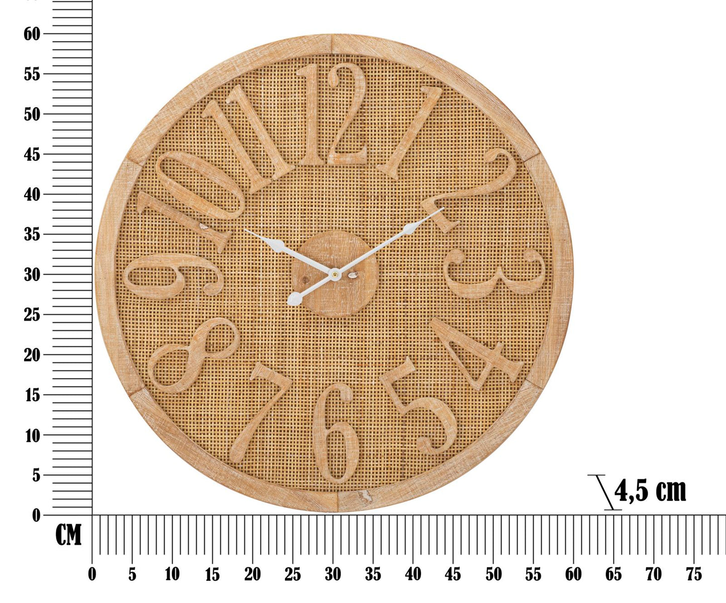 Zidni sat KHALANI 60x60x4,5 cm