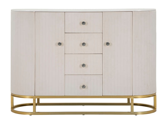 Komoda komoda montpellier krem boja 120x40x85 cm