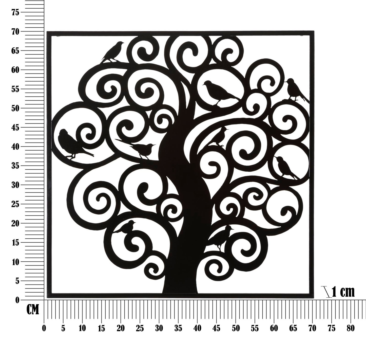 Zidni ukras BRYLEE 70x70x1 cm