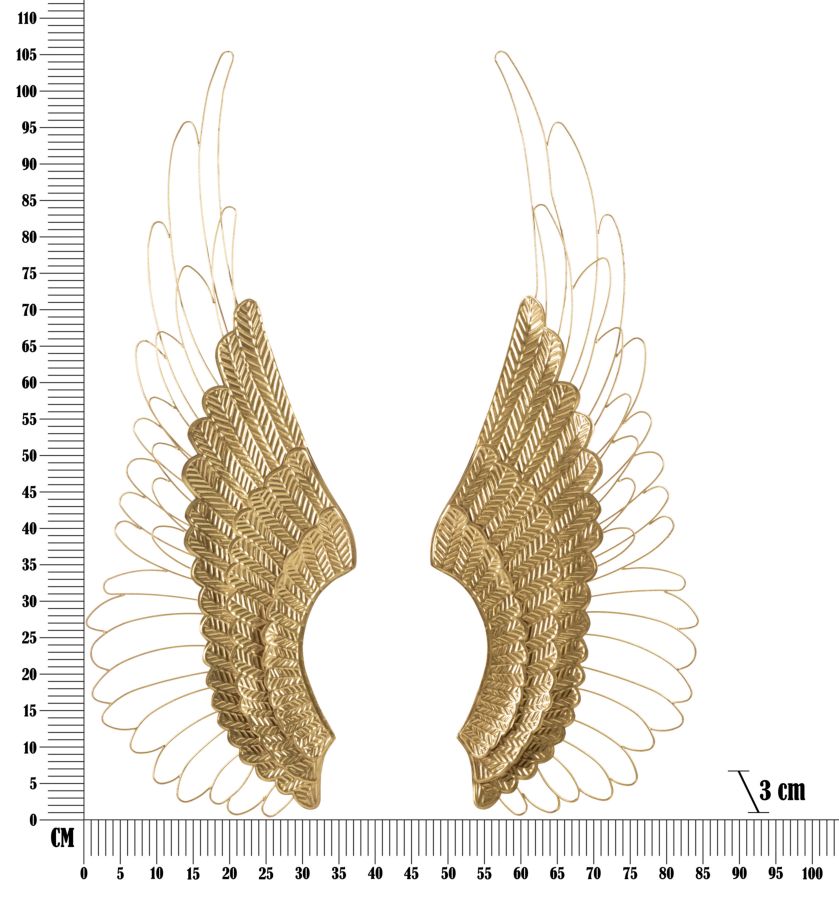 Zidni ukras VICTORIA 105,5x37x3 cm