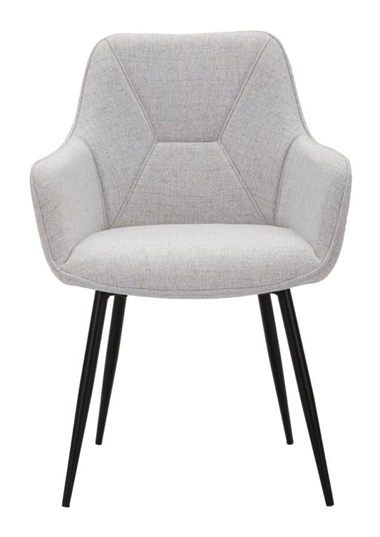 Stolica VICENZA GREY SET 2 kom cm 58X63X85,5