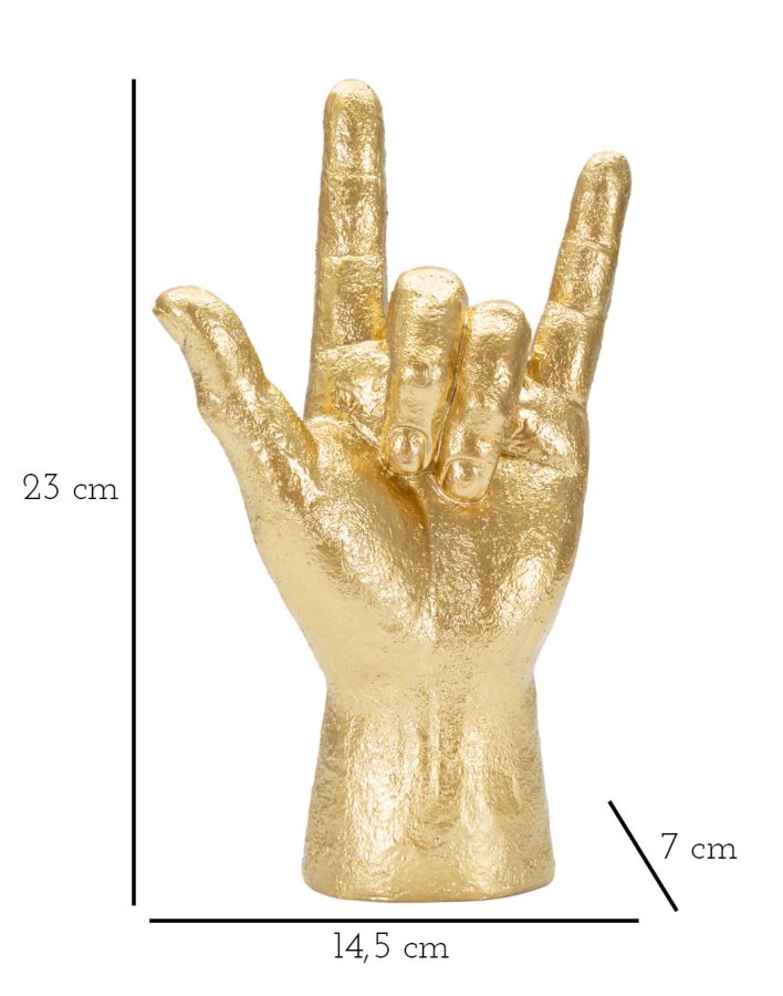 Dekoracija YEAH HAND cm 14,5X7X23