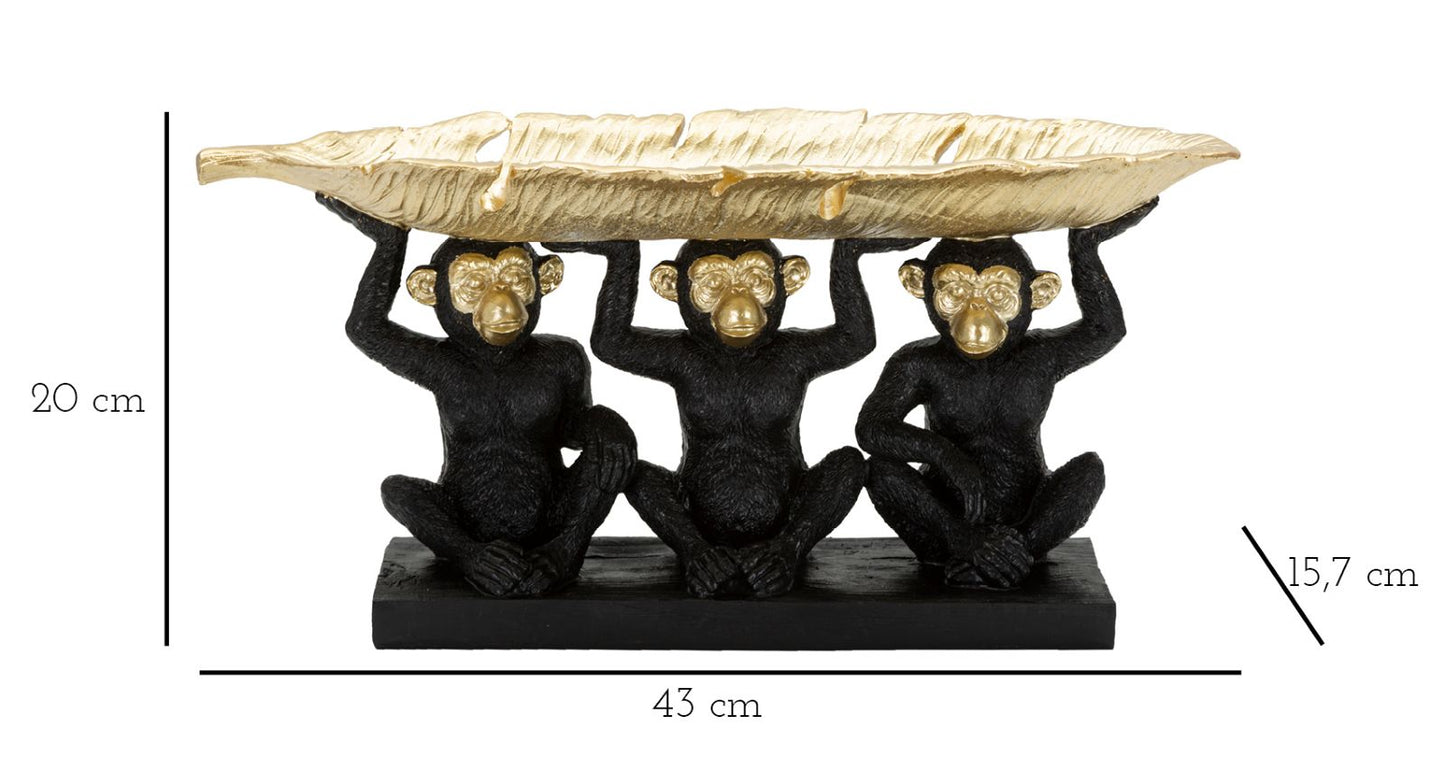 Dekoracija DECOR MONKEY TRIS M 43X15,7X20