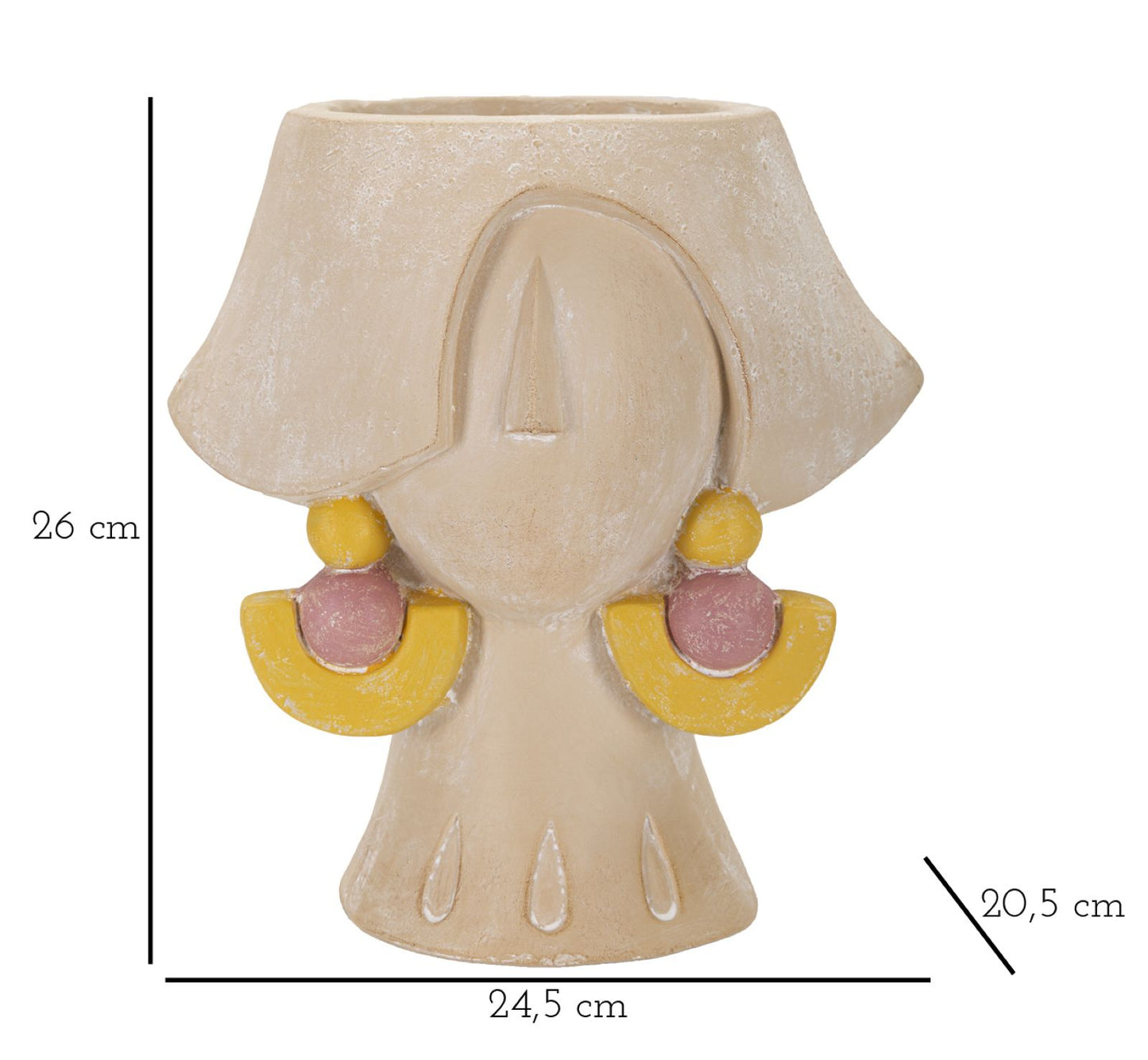 Vaza ELEGANT -B- cm 24,5X20,5X26