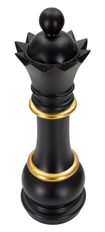 Dekoracija BLACK AND GOLD QUEEN cm Ø 15X50
