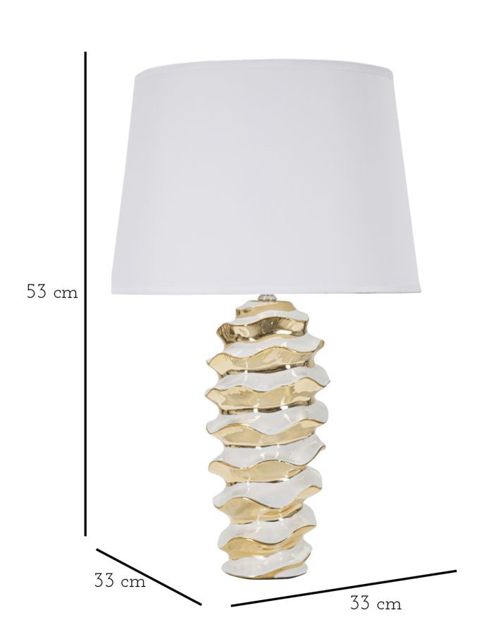 Stolna lampa HAYDEN 53x33x33 cm