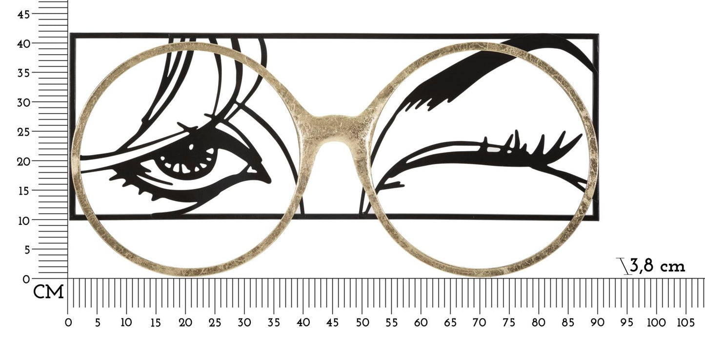 Zidna dekoracija EYEWEAR 89,5x3,8x41,3 cm