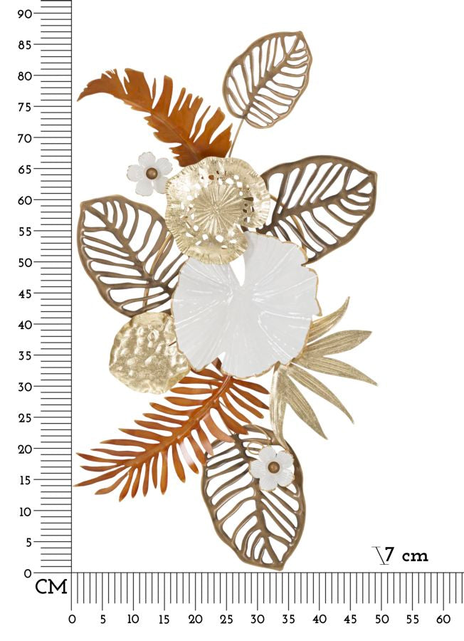 Zidna dekoracija BOUQUET 50,8x7x87 cm