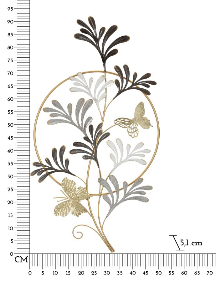 Zidna dekoracija LIxY 50,2x5,1x92 cm
