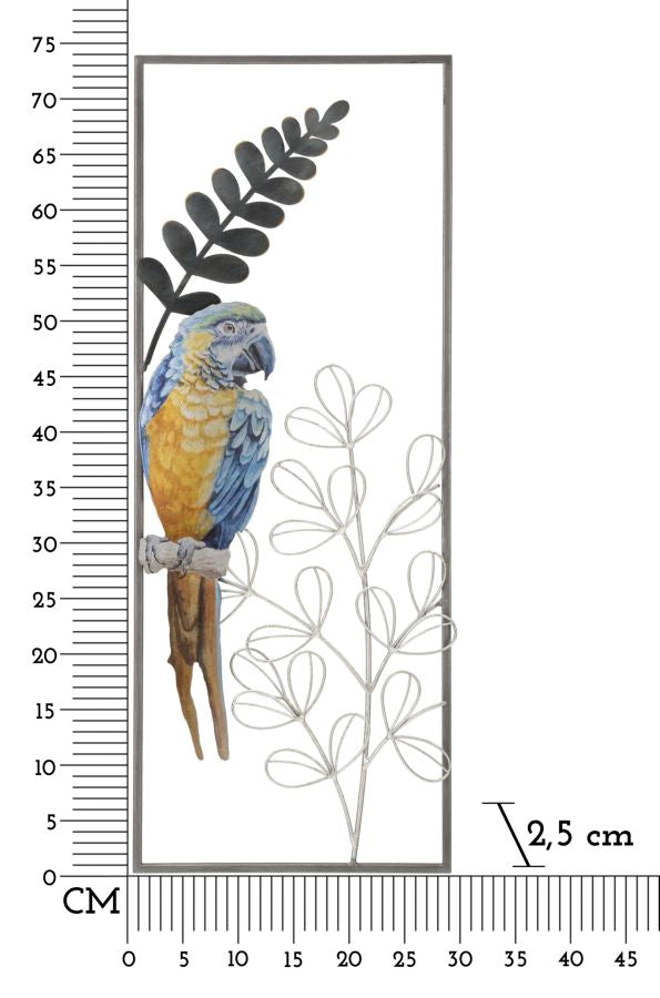 Zidna dekoracija PARROT 28,6x2,5x74,3 cm